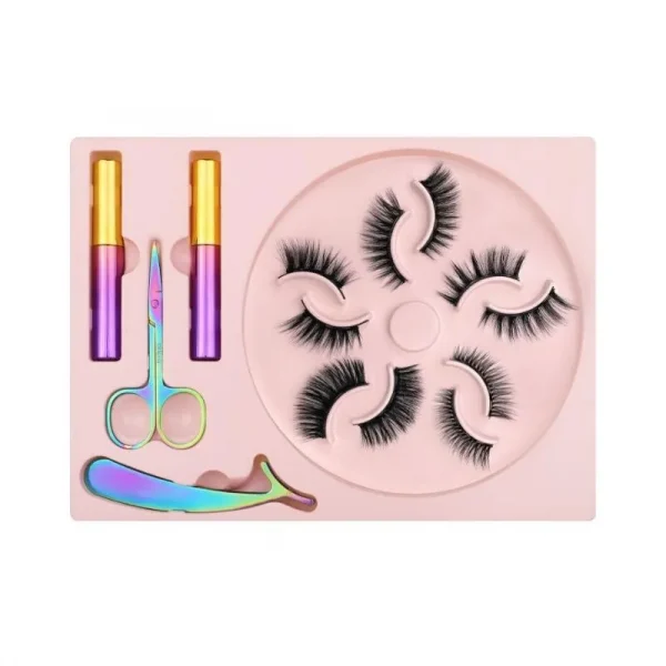 5 Pairs Wispy Magnetic False Eyelashes (1)